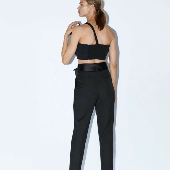 Zara Black One-Shoulder Top - Picture 10 of 13